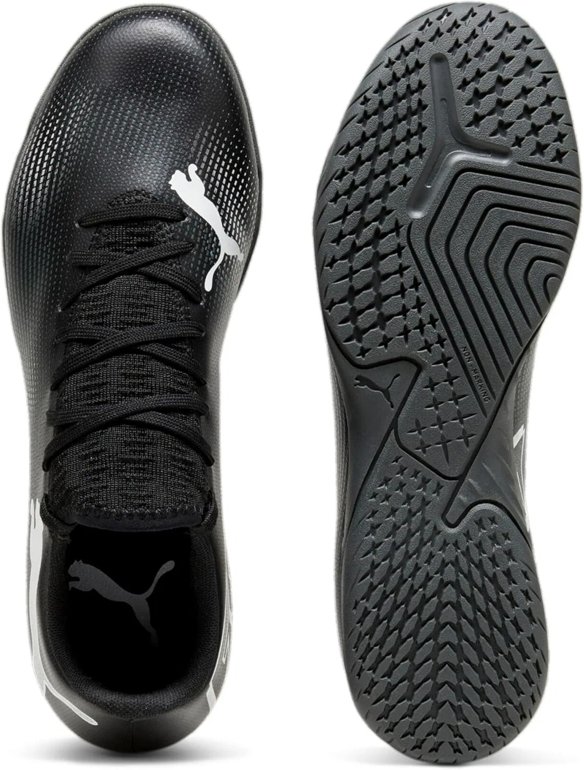 Кроссовки Puma Herren Future 7 Play Turf Trainer Fußball-stollenКроссовки, Black White — фото 2