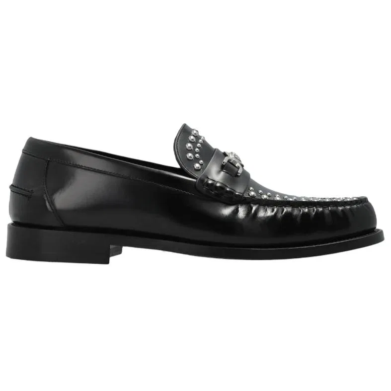 Casual туфли из лаковой кожи VERSACE оригинальная коробка черный — фото 3