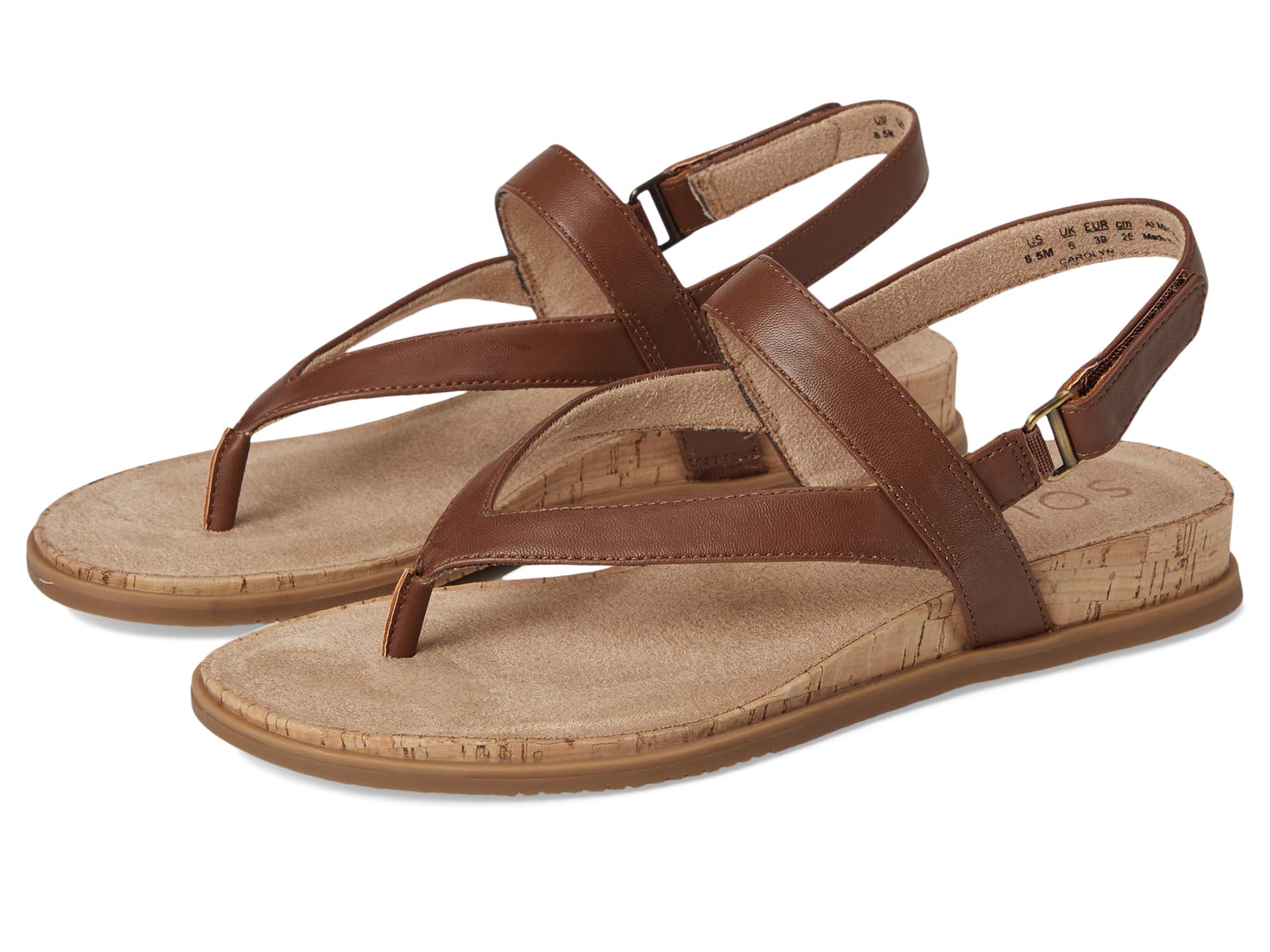 Сандалии Naturalizer Soul Naturalizer Carolyn, Brown Faux Leather