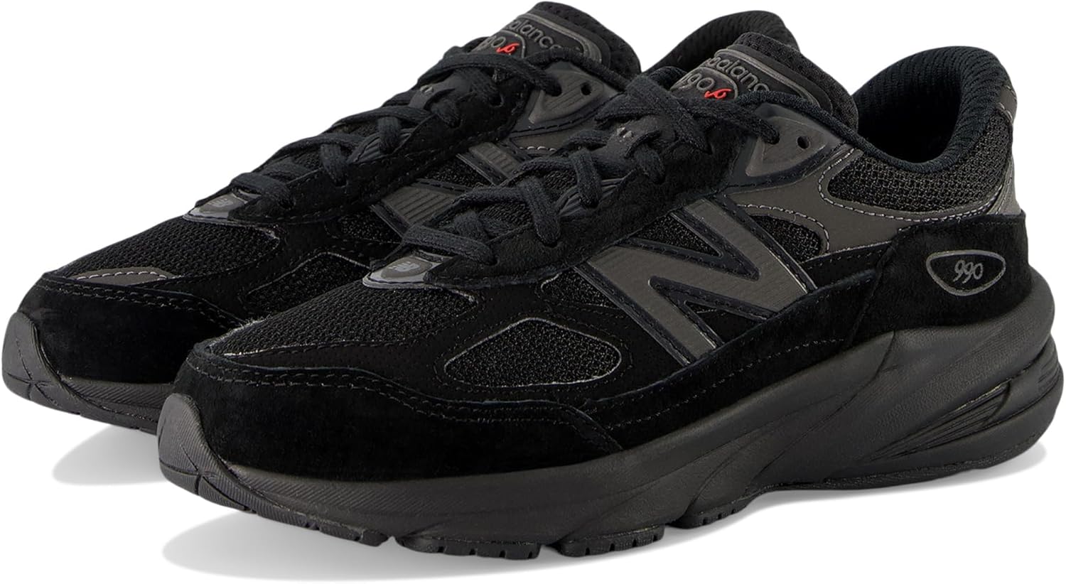 

Детские кроссовки New Balance 990 V6 на шнуровке, черный