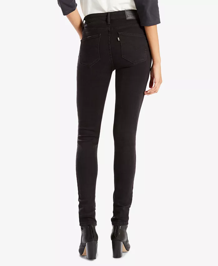Женские джинсы 721 High-Rise Stretch Skinny Levi's, черный — фото 2