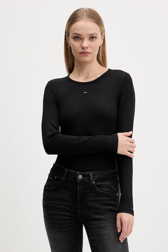 

Комплект из 2-х футболок с длинным рукавом Tommy Jeans, черный