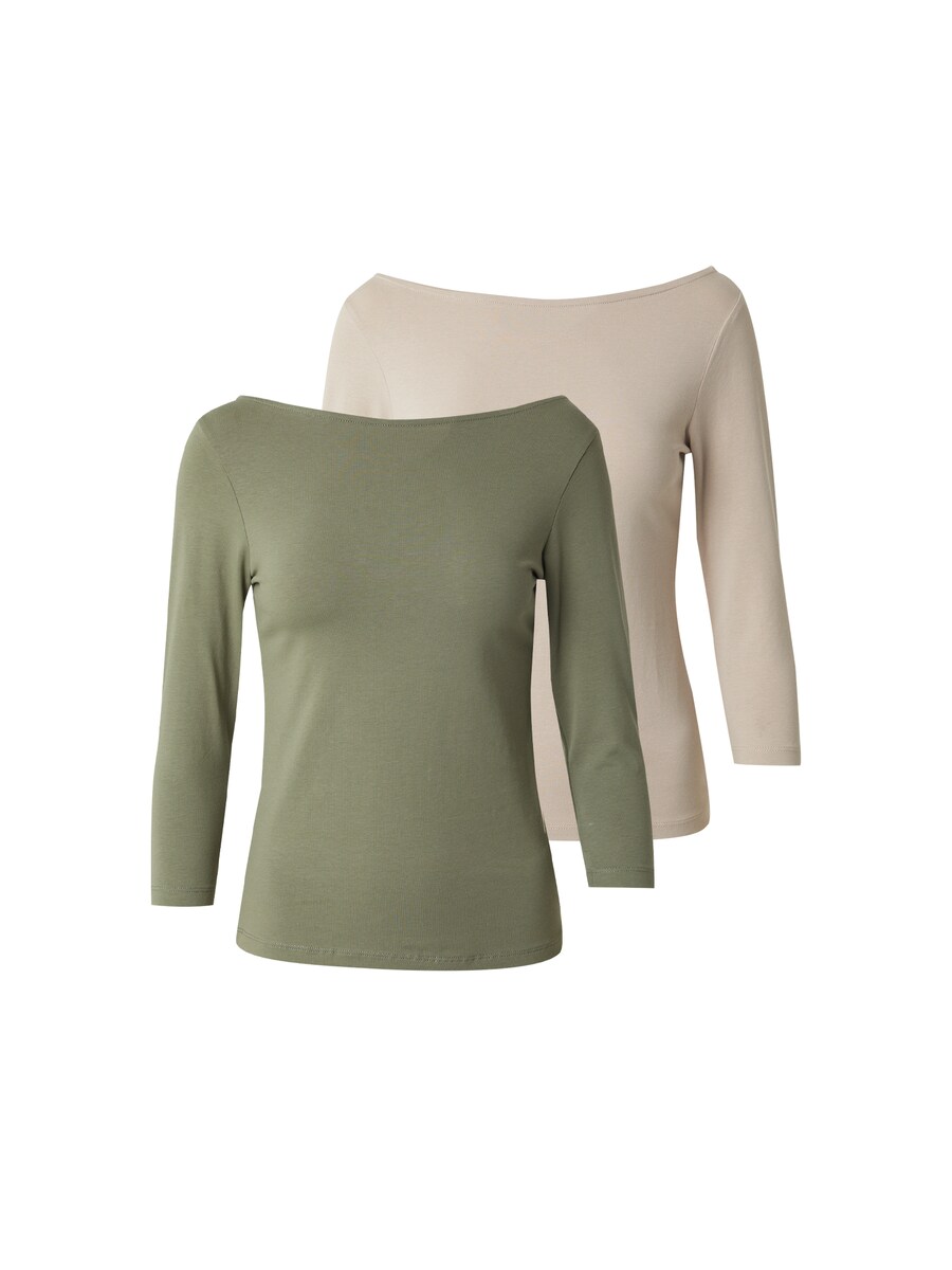 

Рубашка ABOUT YOU Hedda, цвет Beige/Green