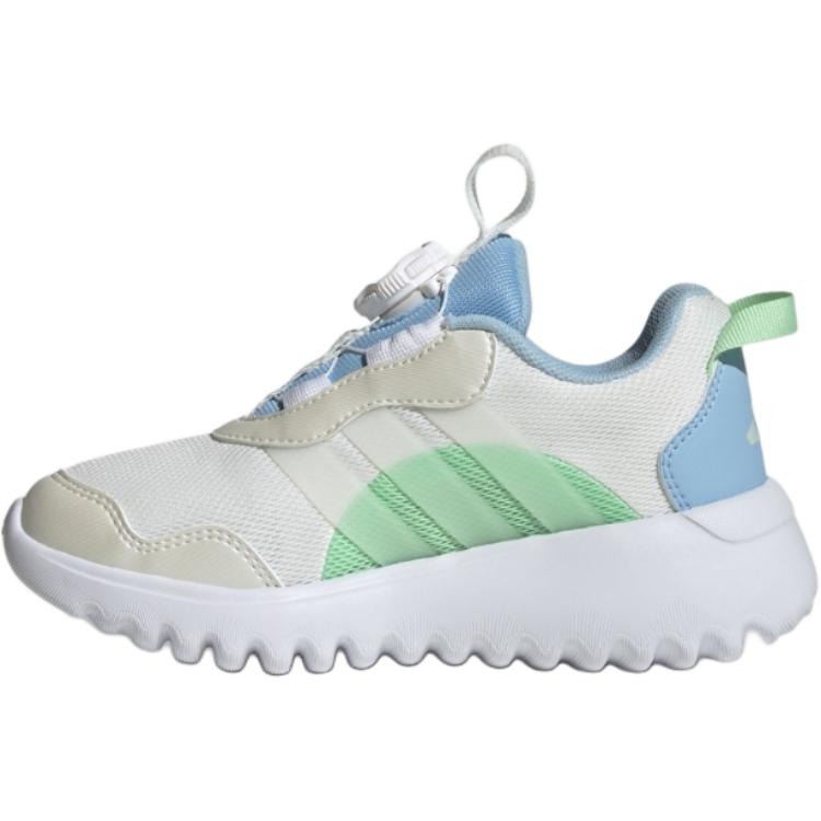 

Кроссовки для бега Activefle, устойчивые к истиранию, низкие, детские Adidas, белый/зеленый
