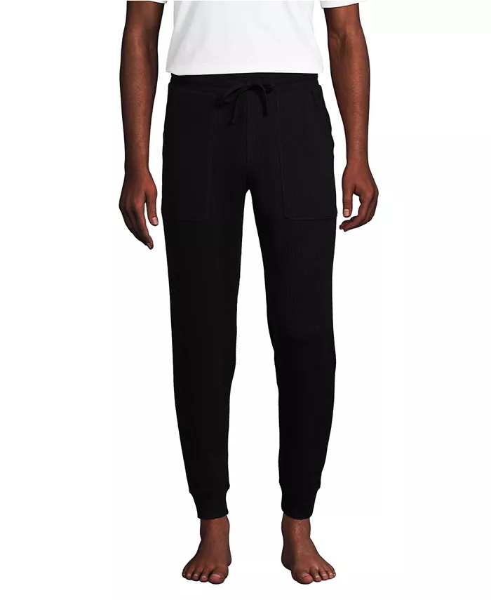 

Мужские утепленные джоггеры Brushed Rib Lands' End, черный