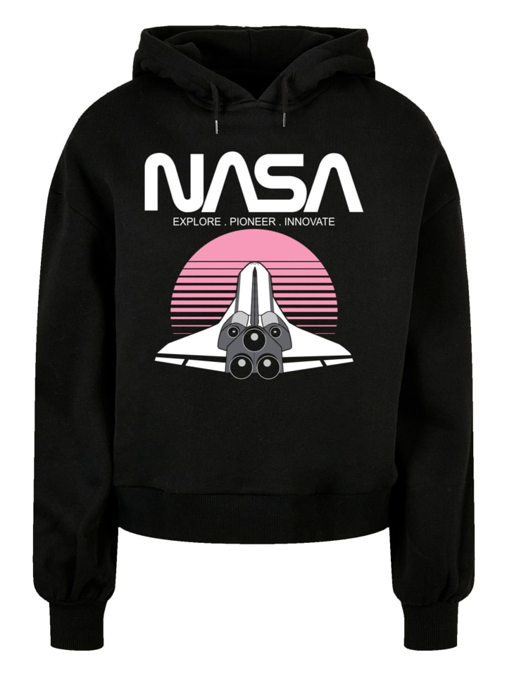

Толстовка оверсайз из органического материала NASA Space Shuttle Sunset черного цвета F4NT4STIC