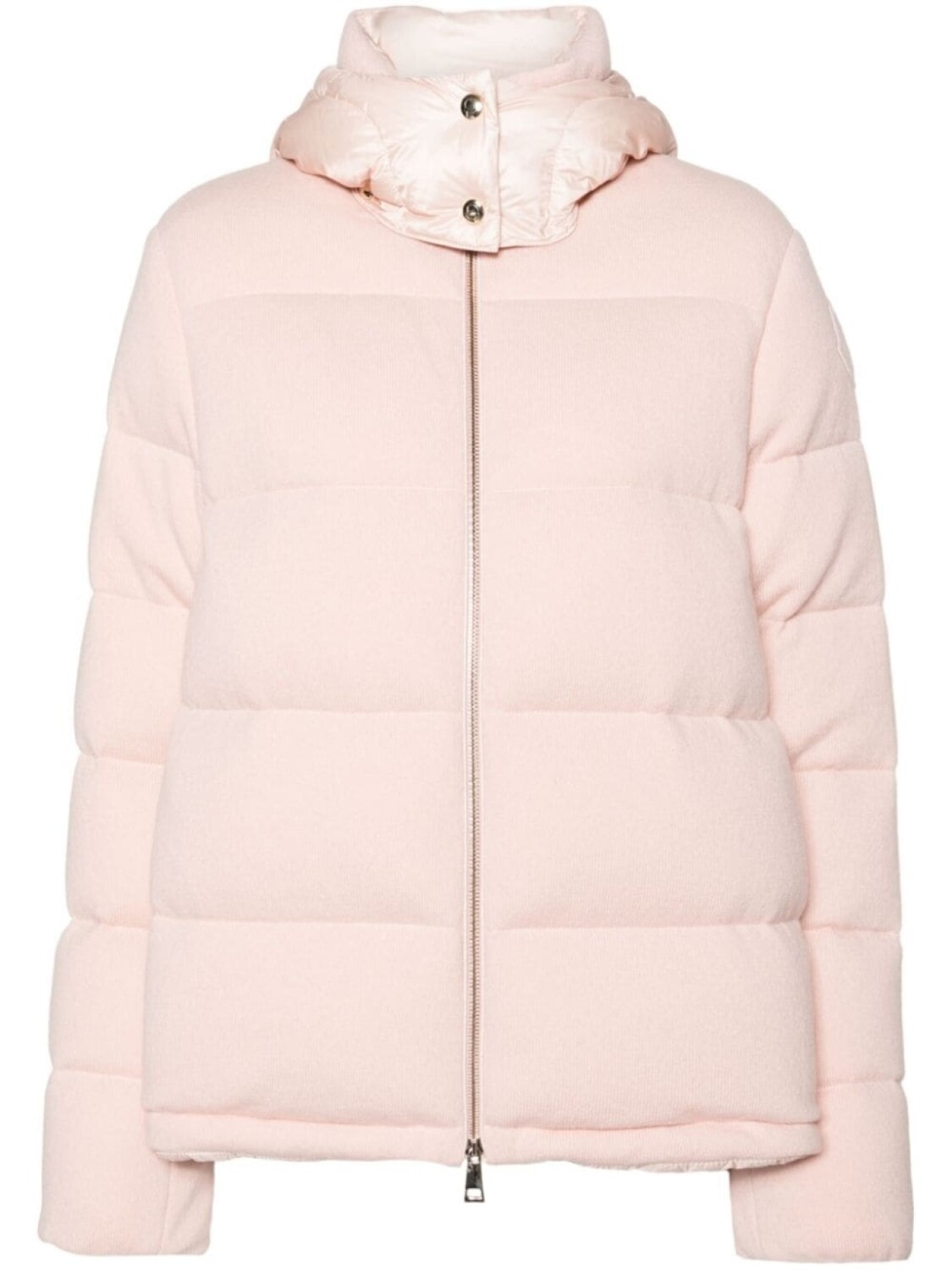 

Moncler вязаная куртка с капюшоном Arimi, розовый