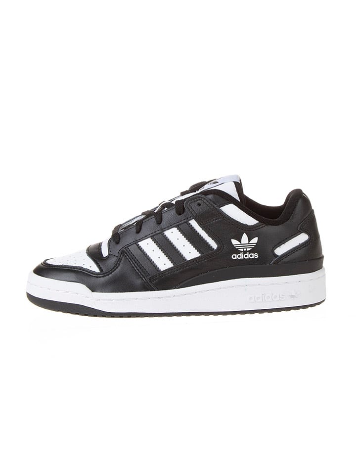 

Кроссовки на шнуровке adidas, черный/белый