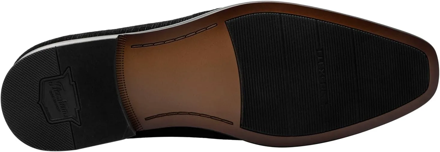 

Мужские туфли Florsheim, модель Postino с бархатной однотонной передней частью без шнурков, черный