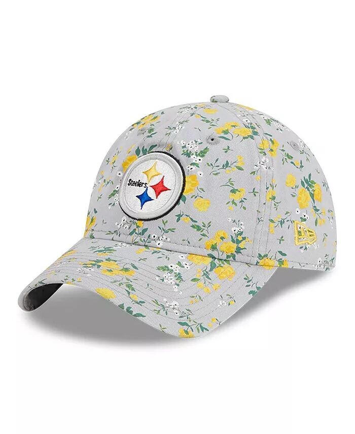 

Девушки МолодежьСерый Pittsburgh Steelers Букет 9Twenty Регулируемая Кепка New Era