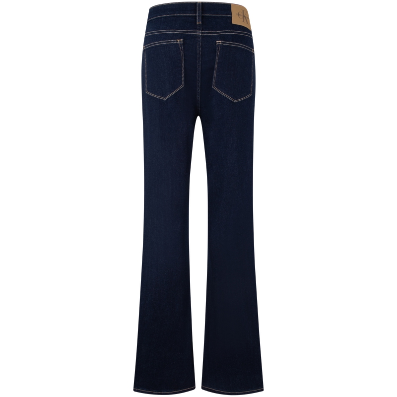 CALVIN KLEIN Jeans Женские джинсы темно-синие 1AP-Denim Dark Blue — фото 3