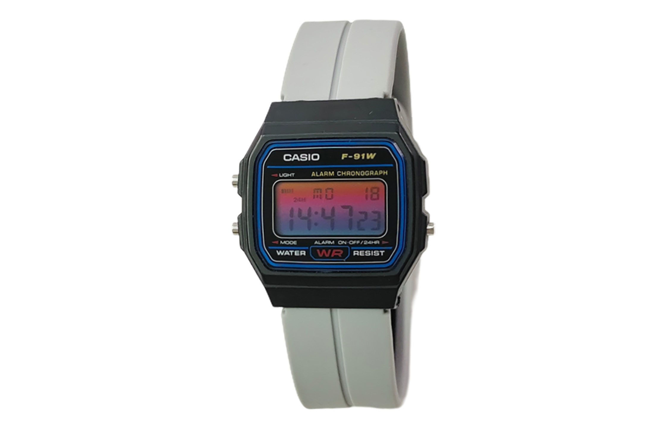 

CASIO Кварцевые часы унисекс с силиконовым ремешком и черным циферблатом