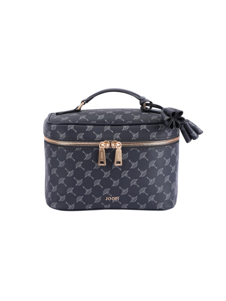 

JOOP! Косметичка 'Cortina 1.0 Flora' темно-синего цвета, 24 x 17 x 13 см