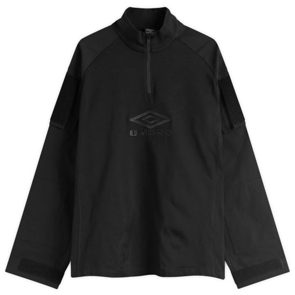 

Tactical half zip sweat Umbro By Slam Jam, черный