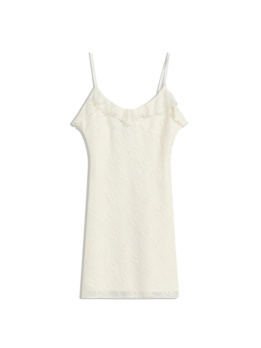 

Мини платье Bershka, Ecru