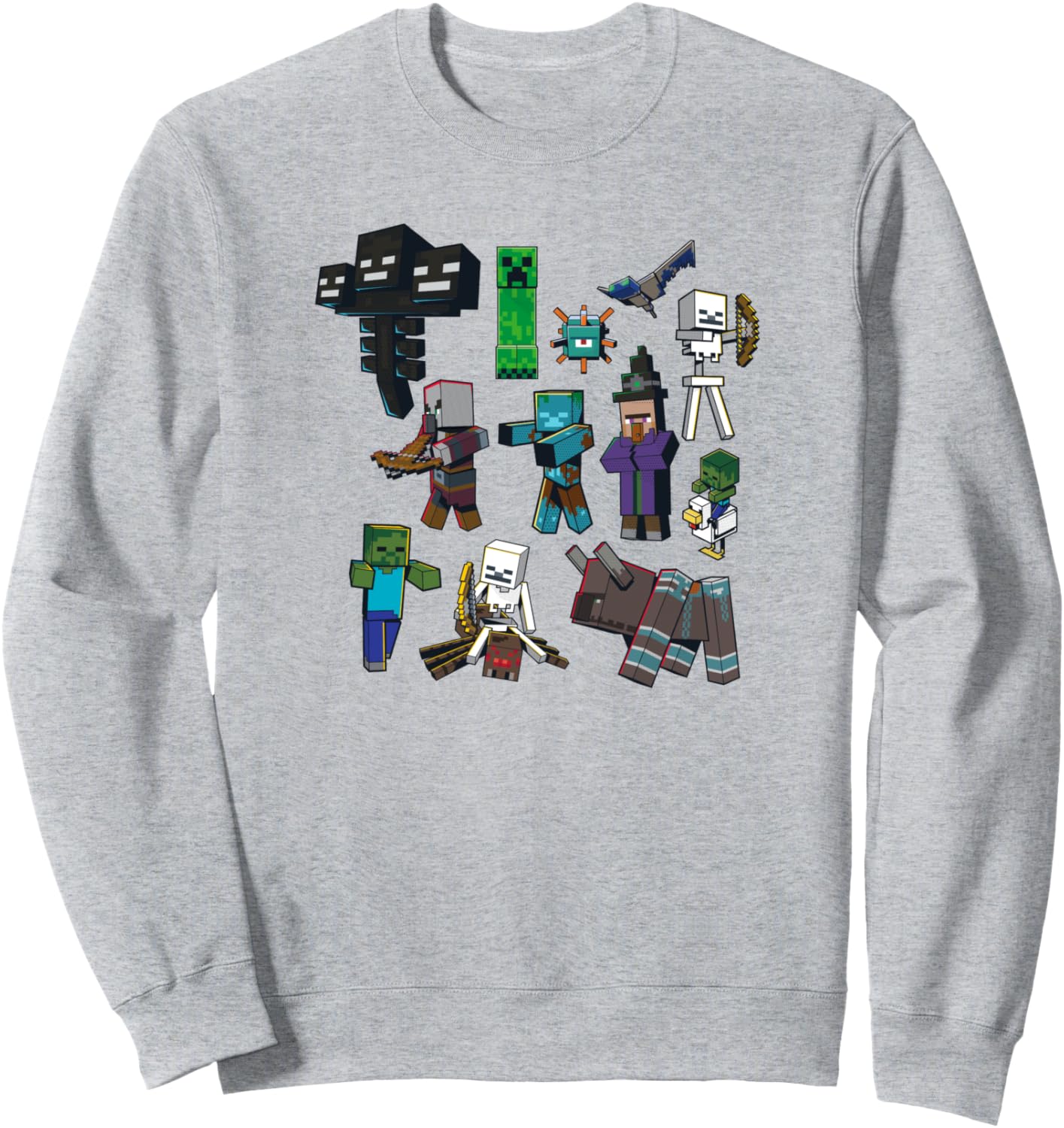 

Толстовка с постером «Сетка враждебных мобов Minecraft», синяя, Синий, Толстовка с постером «Сетка враждебных мобов Minecraft», синяя