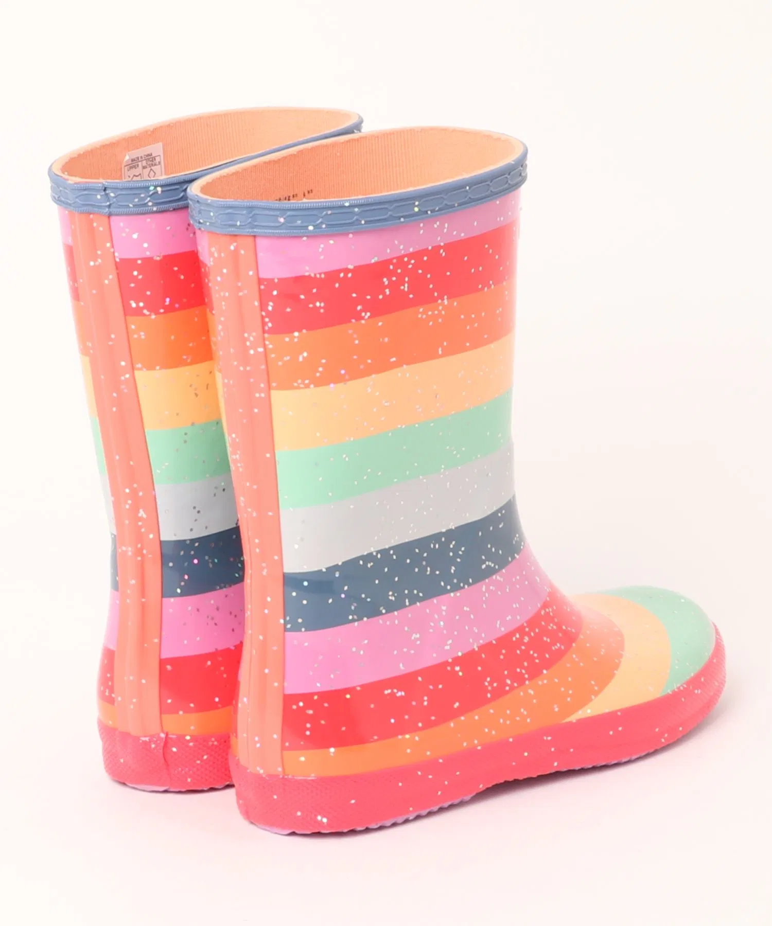 Детские резиновые сапоги HUNTER FIRST CLASSIC RAINBOW GLITTER BOOTS — фото 3