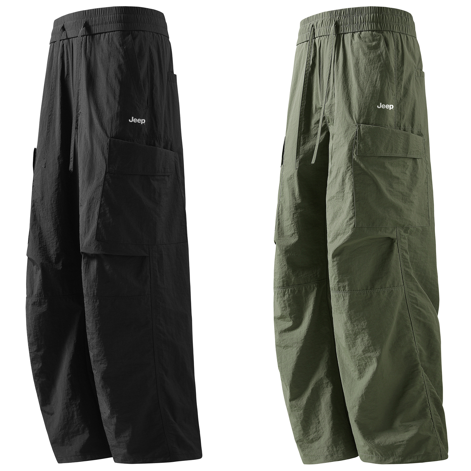 

Коллекция для отдыха: унисекс карго-штаны Jeep, зеленый