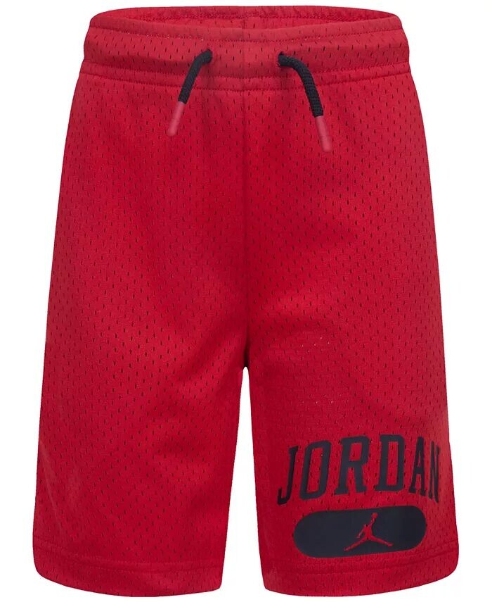 

Шорты из полиэтиленовой сетки для маленьких мальчиков Jordan, красный