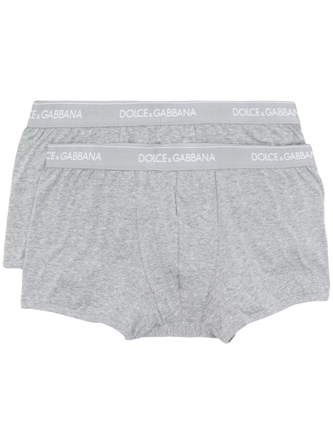 

Dolce & Gabbana комплект из двух боксеров с логотипом, серый