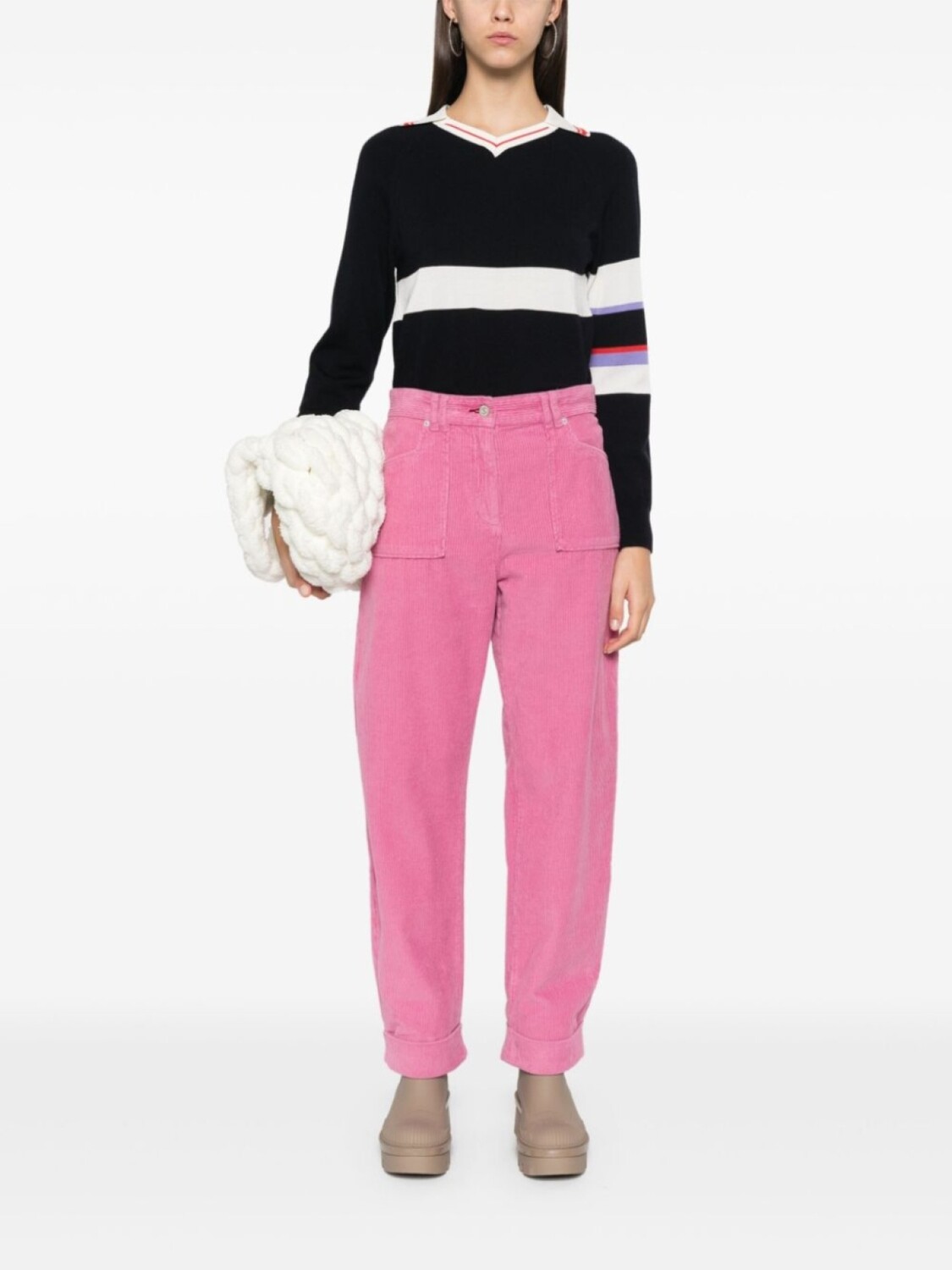

PS Paul Smith вельветовые брюки, розовый