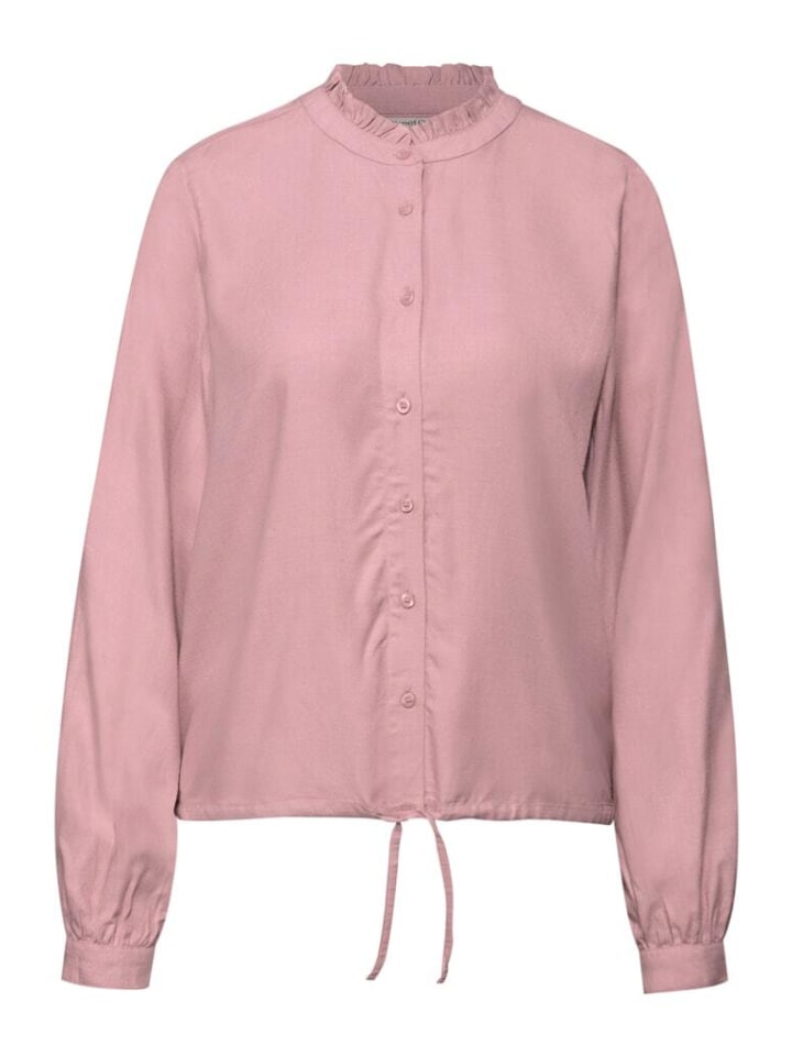 

Блузка с длинными рукавами из меланжевого цвета пудры. Street One