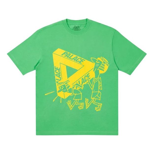 

Футболка PALACE Chest Logo Round Neck Short Sleeve Unisex Green, зеленый