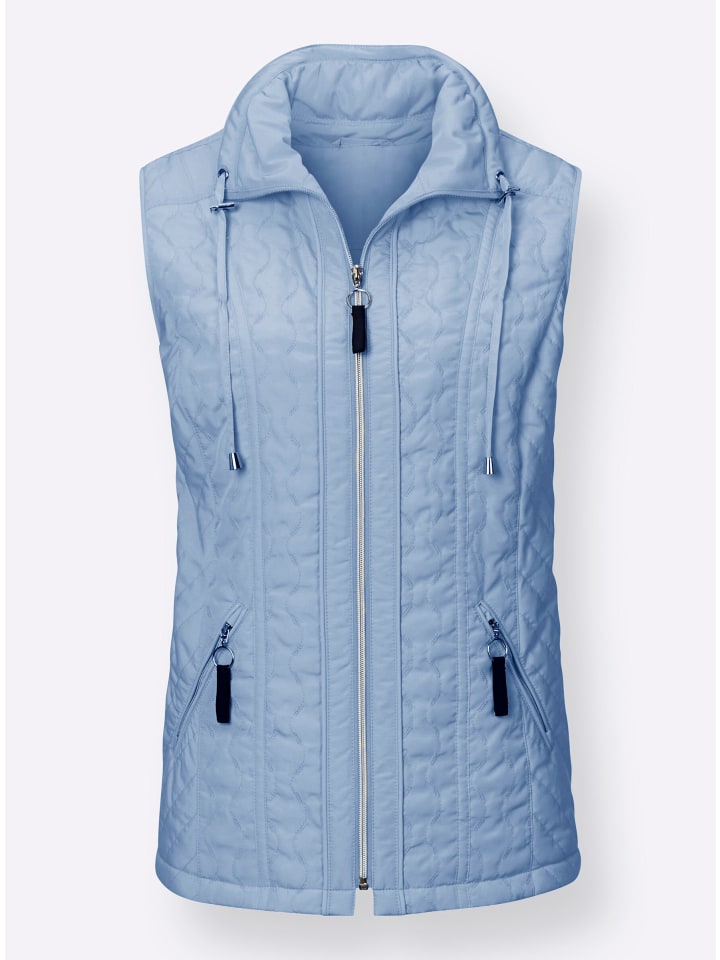 

WITT WEIDEN Стеганый жилет светло-голубого цвета