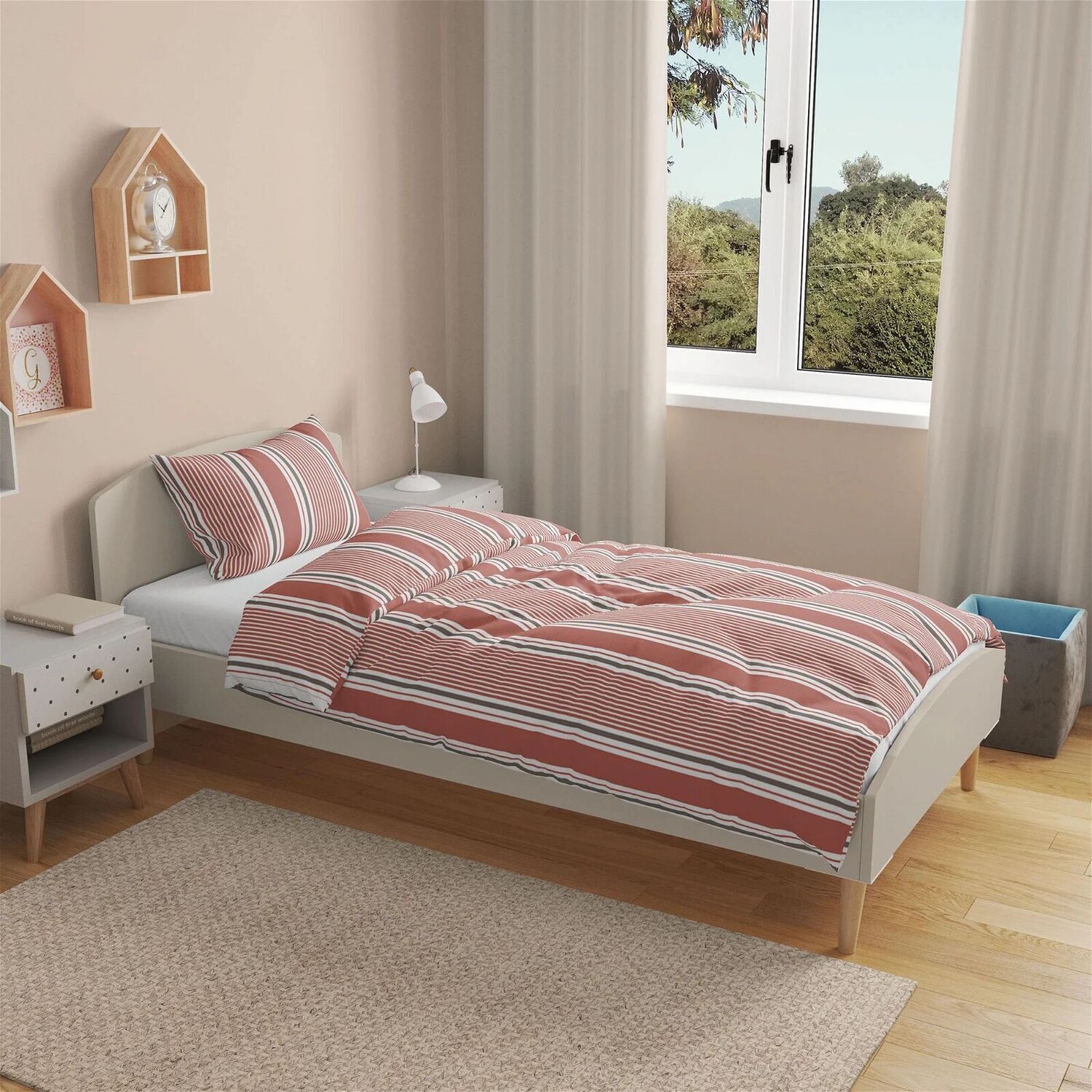 

Комплект пододеяльников Evideoa Soft Arca - красный Evidea