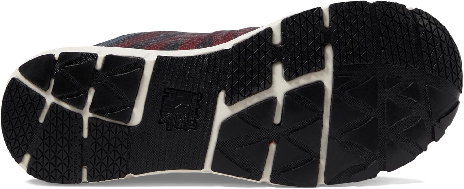 Timberland PRO мужские защитные туфли Powertrain Alloy Toe, Grey/Red — фото 3