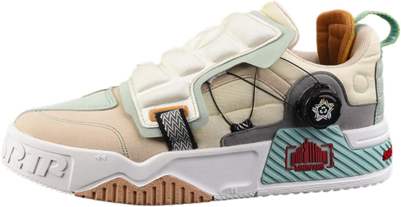 

Мужские кроссовки с толстой подошвой для увеличения роста, повседневные теннисные, беговые, массивные на шнуровке, платформенные, ретро стильные кроссовки Lexamen, бежевый