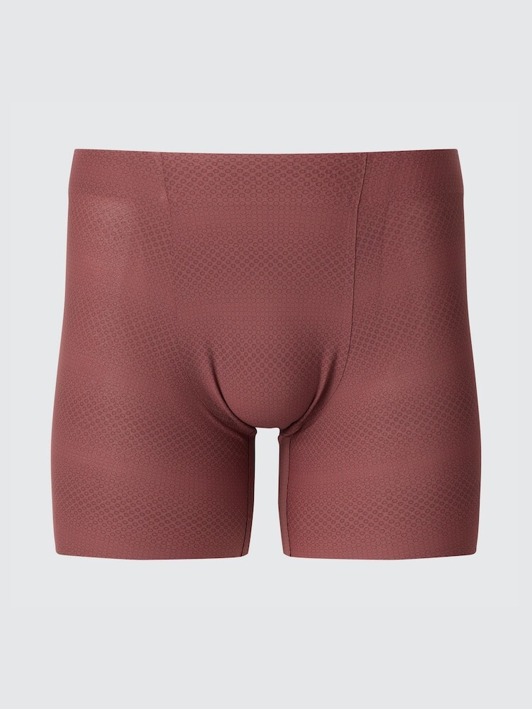 

Бесшовные боксеры из сетки airism Uniqlo, красный