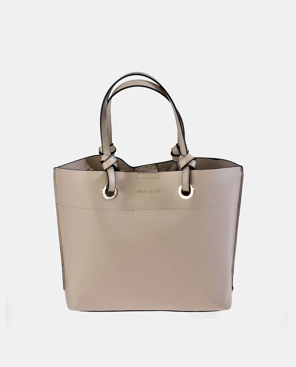 

Сумка-хобо из полиуретана Pierre Cardin, бежевый