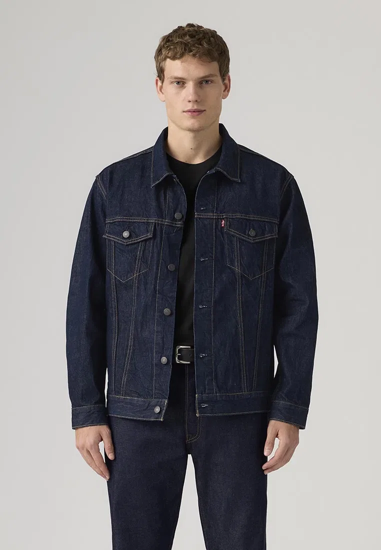 Куртка джинсовая, свободный крой, модель Type 3, Levi's, мультиколор