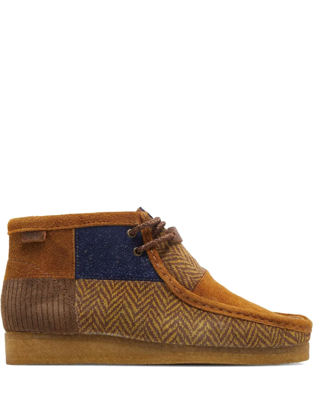 

Ботинки Wallabee 2.0 Heritage Patchwork из коллаборации с Bodelga Originals Clarks, коричневый