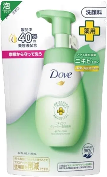 Набор Dove — Гель-пенка для умывания против акне , набор 4 шт по 125 мл