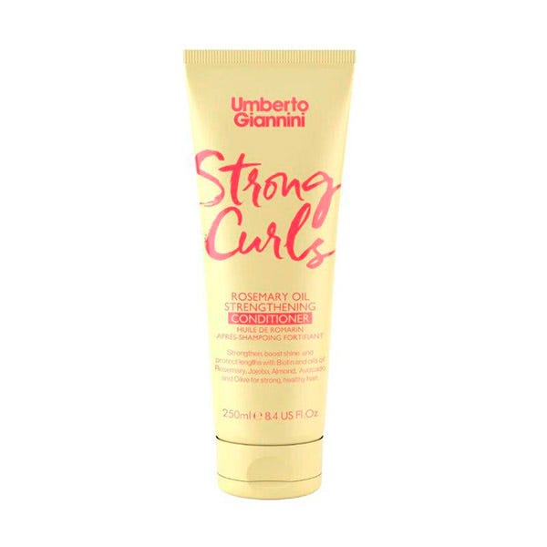 Укрепляющий кондиционер с маслом розмарина UMBERTO GIANNINI Strong Curls, 250 мл