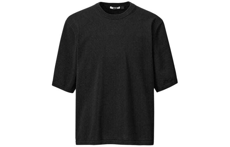 

U Коллекция Трикотаж Мужской Черный Uniqlo, черный