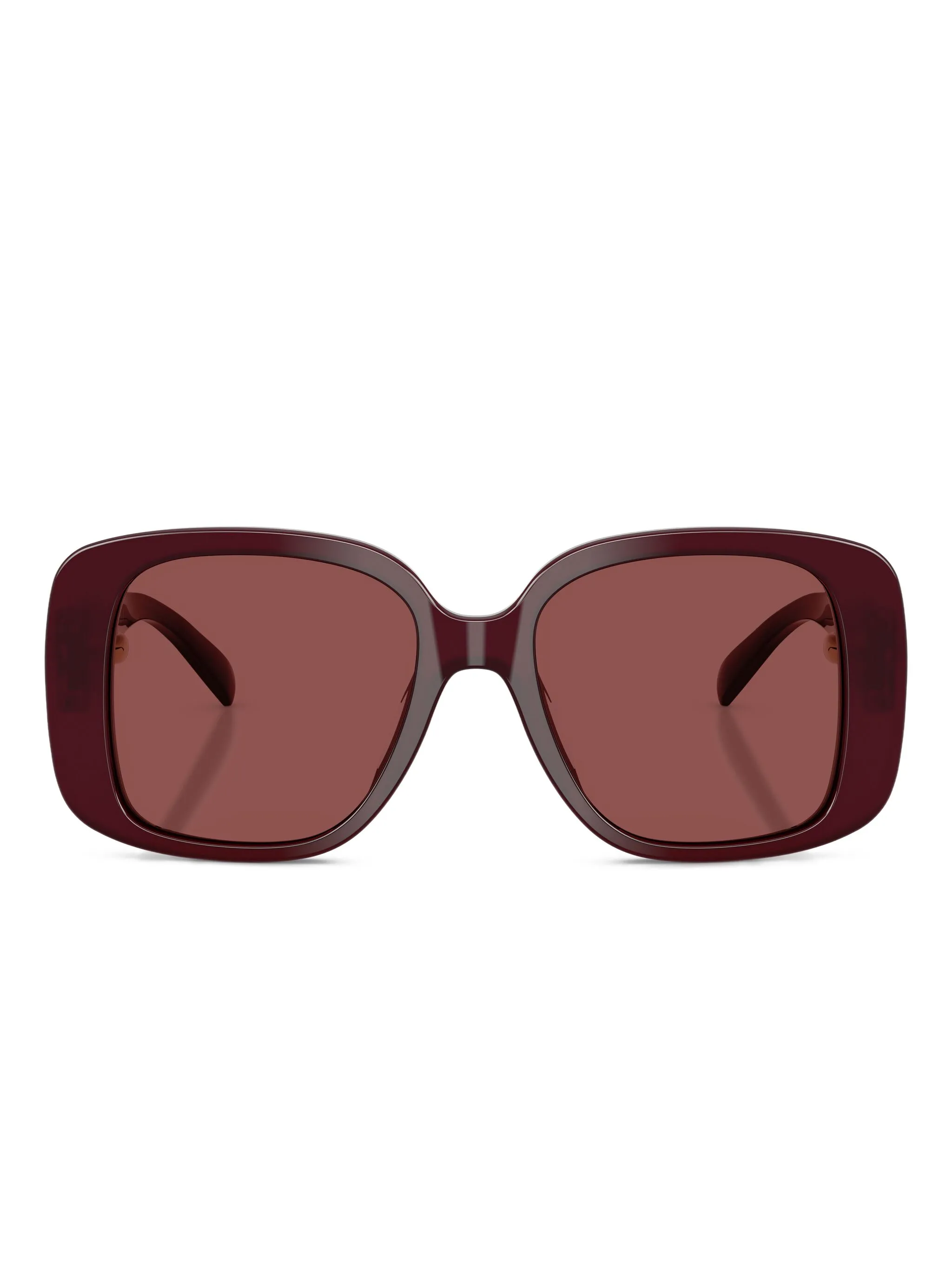 

Солнцезащитные очки в квадратной оправе Tory Burch, фиолетовый