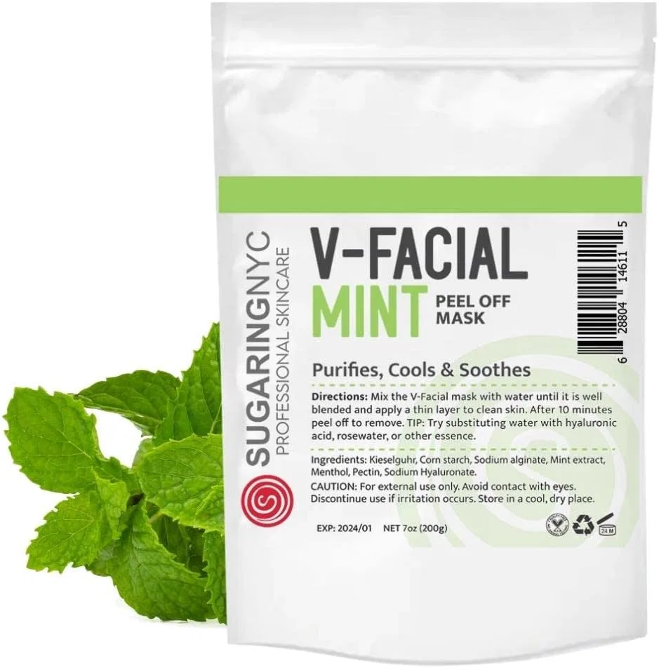 Маска для лица Sugaring Nyc — Для интимной зоны V-Facial с мятой, 200 г