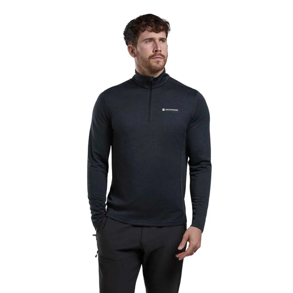 

Футболка Montane Dart Half Zip long sleeve, черный