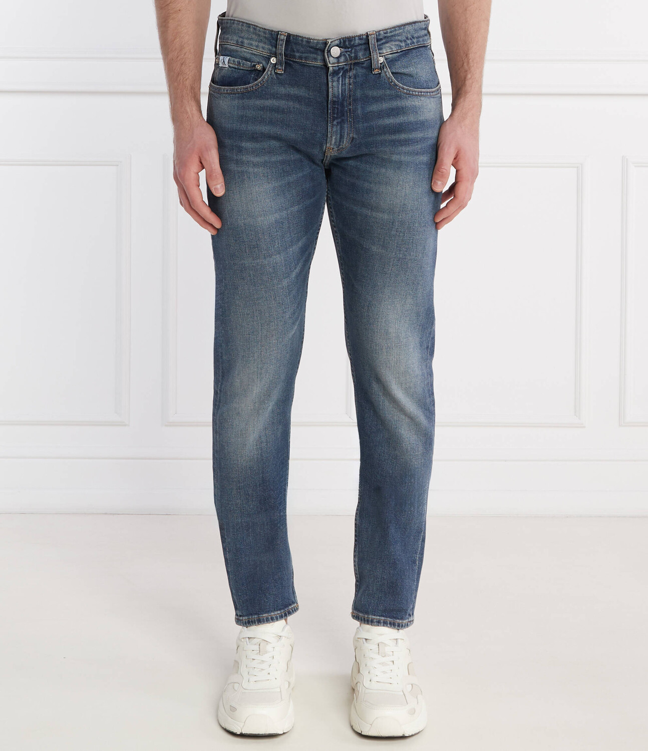 

Джинсы CALVIN KLEIN JEANS Slim Fit, темно-синий