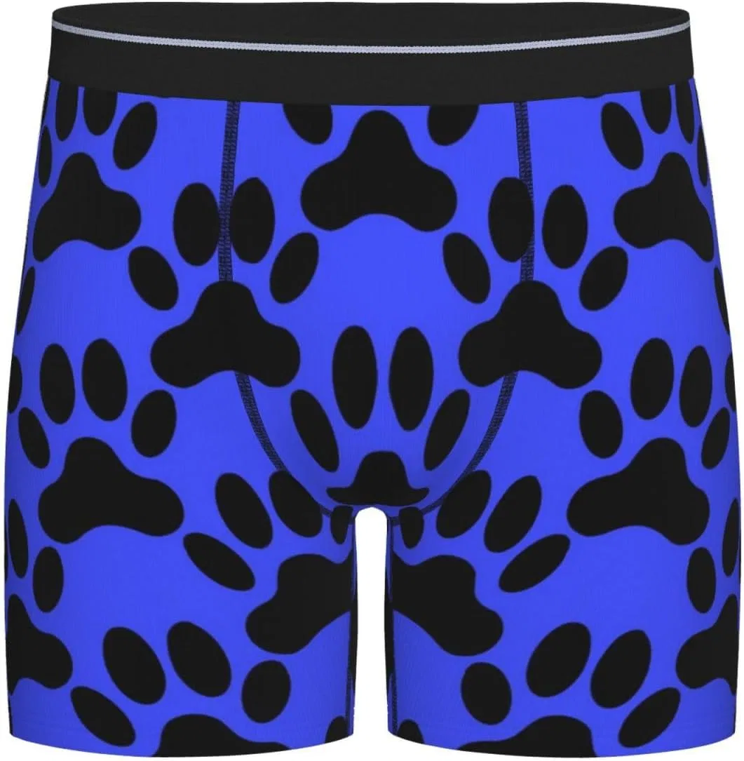Боксеры с принтом Paw Dog, Black