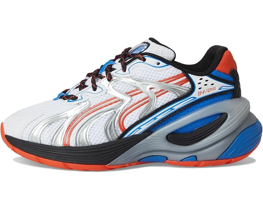 Кроссовки PUMA Kids Inverse (Little Kid/Big Kid), Puma White/Redmazing/Hyperlink Blue/Puma Black — фото 4