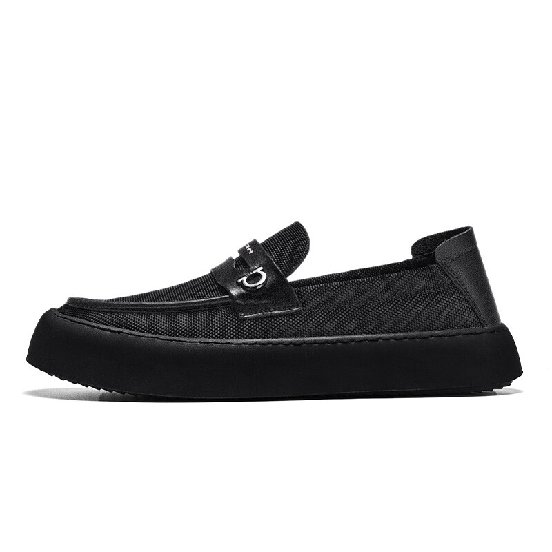 

Туфли Men"s Casual Men Low-Top черный Gong Niu Ju Ren