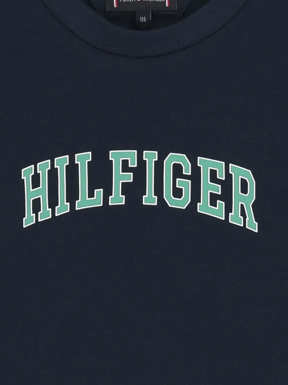 Футболка университетской формы Tommy Hilfiger Junior, синий — фото 3