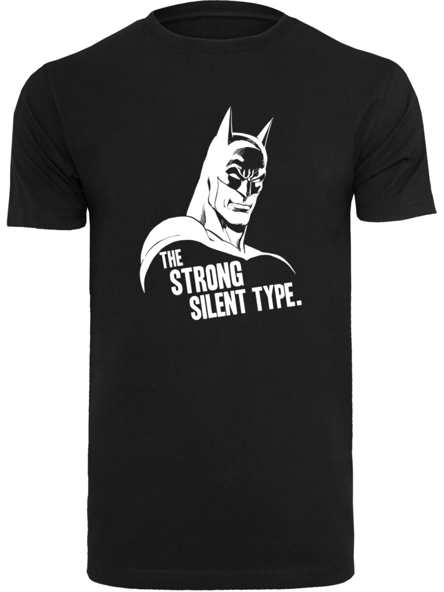 

Классическая футболка F4NT4STIC Shirt DC Comics Batman The Strong Silent, черный