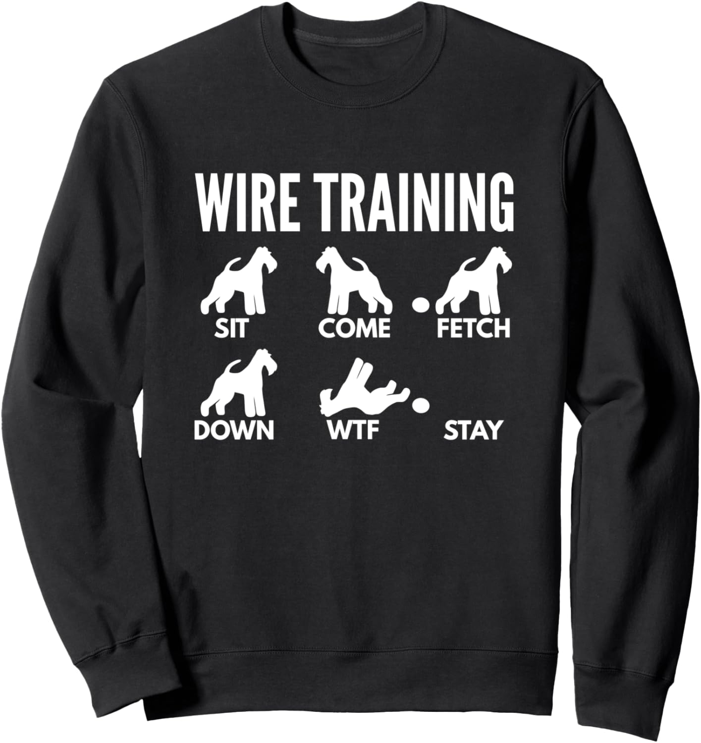 

Толстовка для владельца дрессированного фокстерьера Wire Fox Terrier Training Gifts, черный