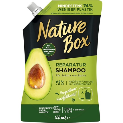 

Сменный блок шампуня с маслом авокадо 500 мл Nature Box
