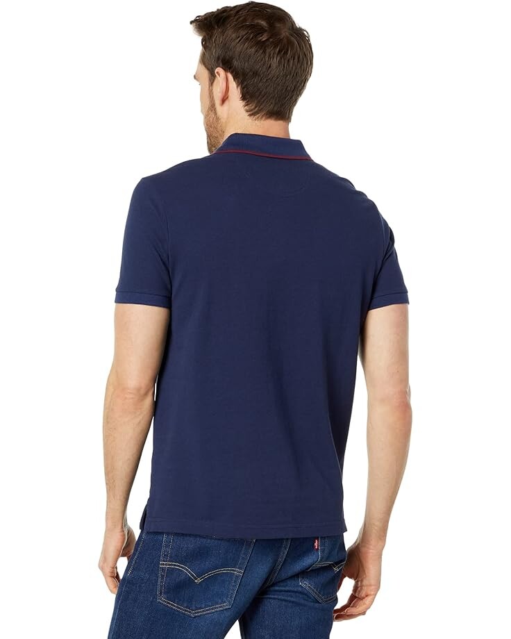 

Рубашка U.S. POLO ASSN. Slim Fit Multi Patch Pique Knit Shirt, цвет Classic Navy